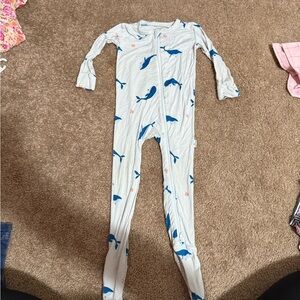 Blue and White Kids One Piece